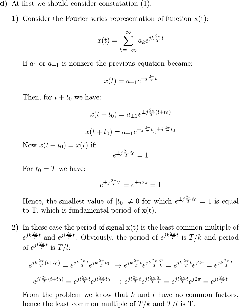 Signals and Systems - 9780138147570 - Exercise 43 | Quizlet