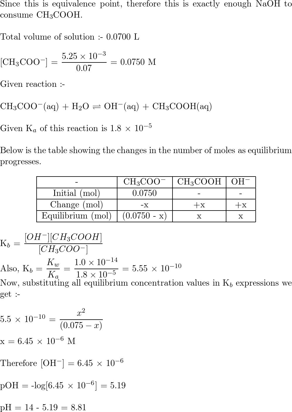 A 35.0-mL sample of 0.150 M acetic acid $$ (CH_3COOH ) $$ | Quizlet