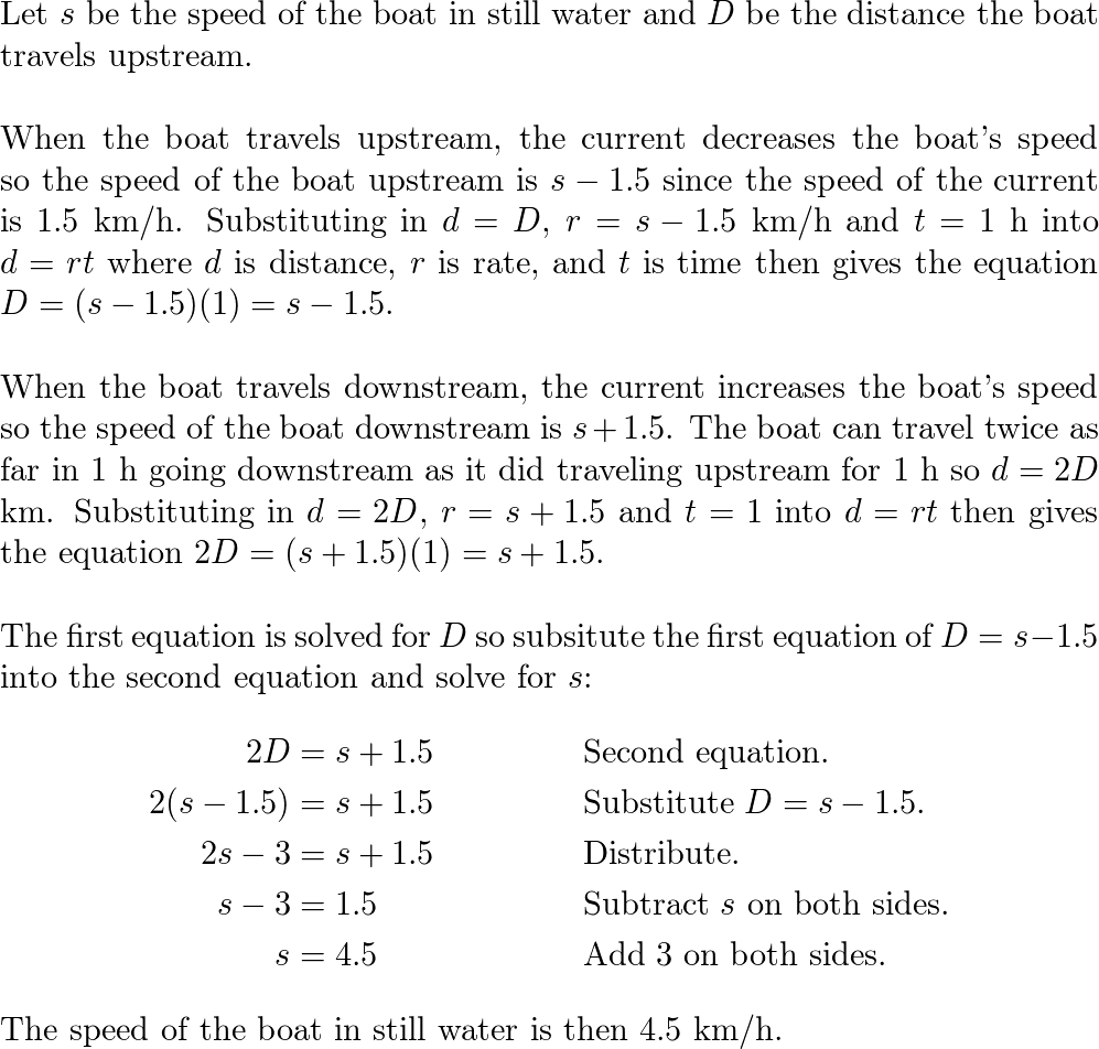 A boat is traveling in a river with a current that has a spe Quizlet