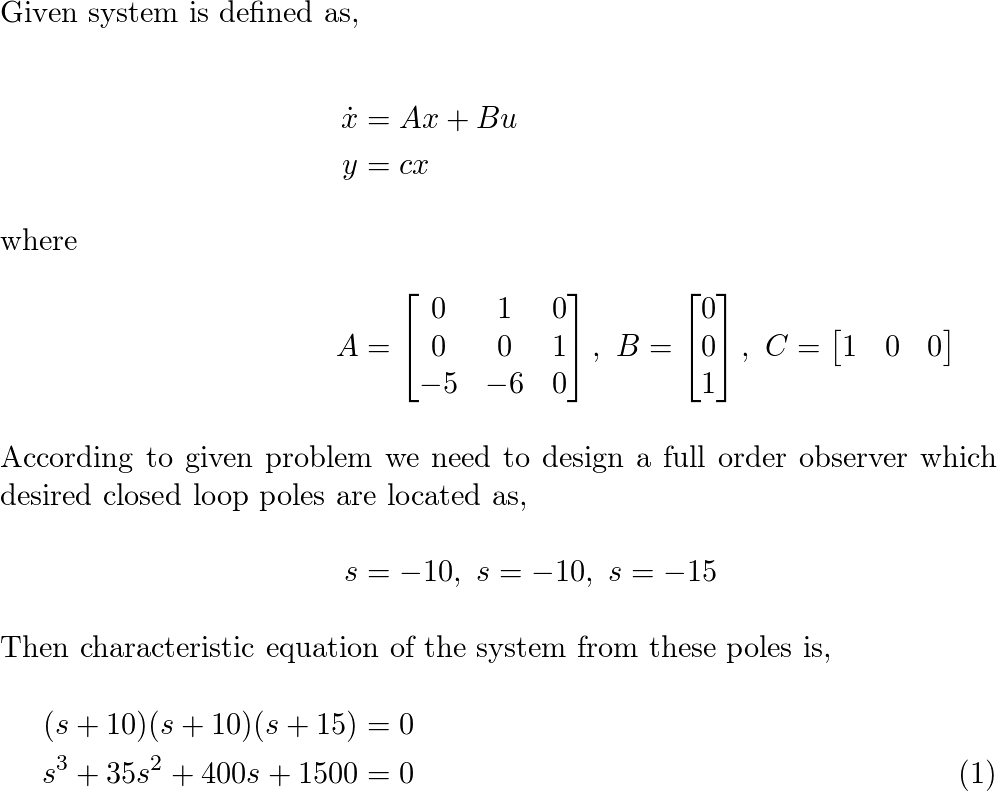 Modern Control Engineering - 9780136156734 - Exercise 11 | Quizlet