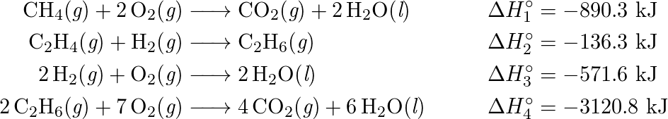 We can use Hess s law to calculate enthalpy changes that can Quizlet