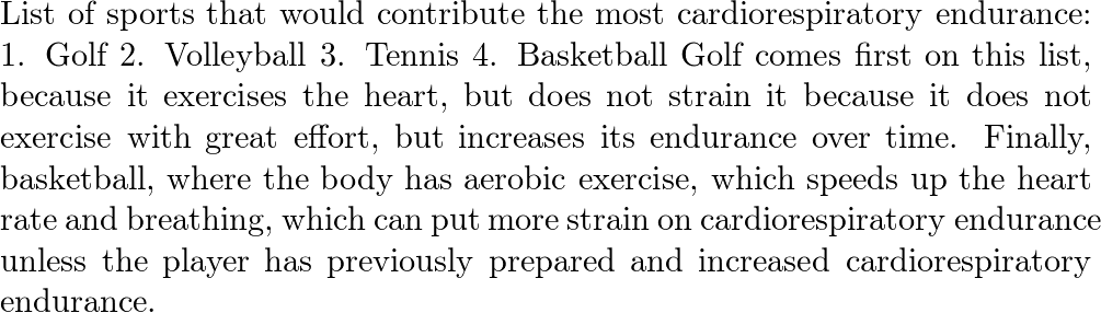 Appropriate cardiorespiratory endurance exercise includes online all of the following except