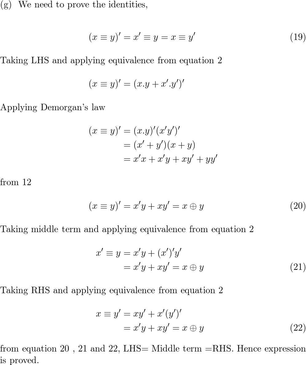 Solved: Chapter 3, Exercise 17 - Fundamentals Of Logic Design 7th ...