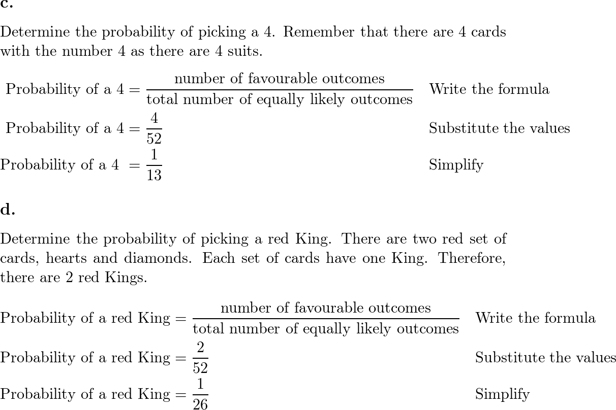 How many king, queen, jack and ace cards are present in each set