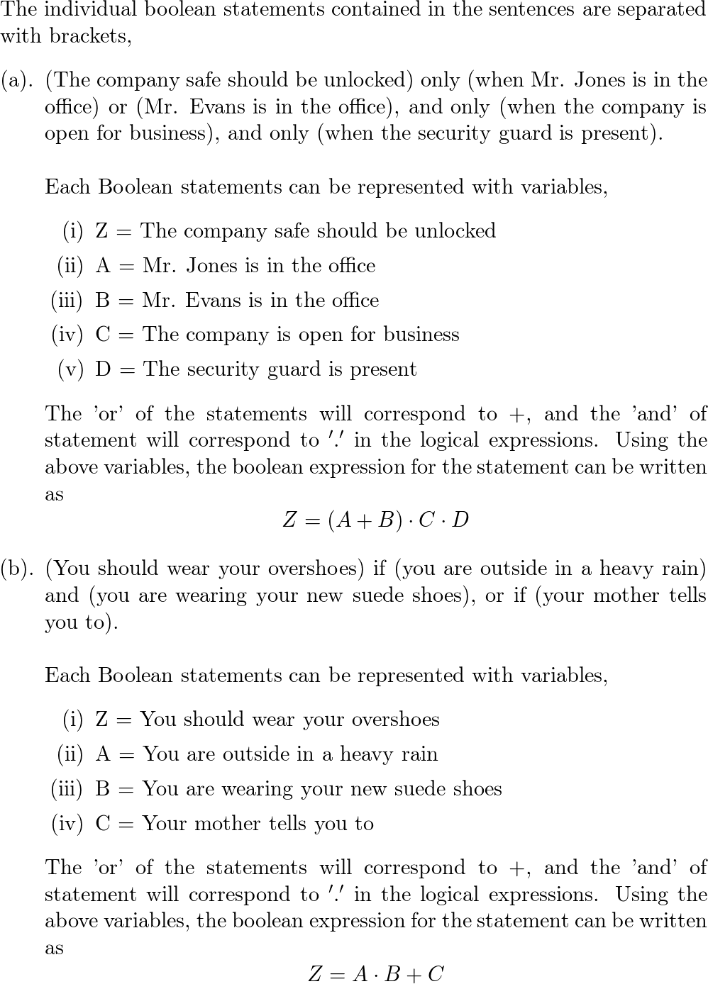 Fundamentals Of Logic Design - 9781133628477 - Exercise 1 | Quizlet