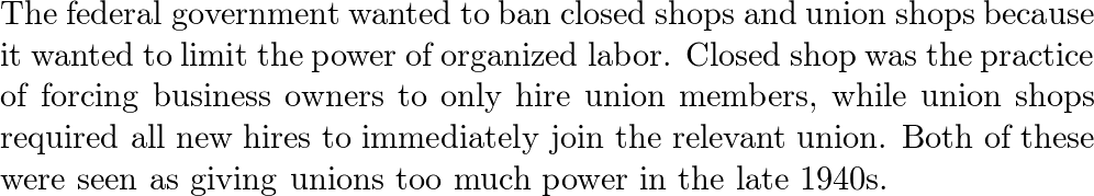 The Closed Union Shop Is Justifiable: The Case For The Closed Union Shop  (1922)