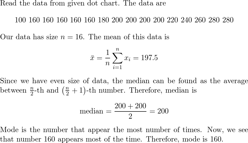 finding the mean assignment quizlet