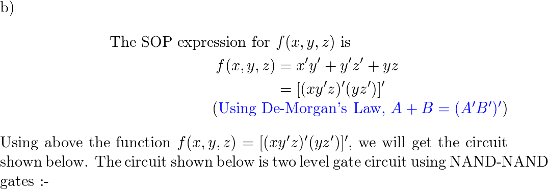 Implement $f(x, y, z)=\Sigma m(0,1,3,4,7)$ as a two-level ga | Quizlet