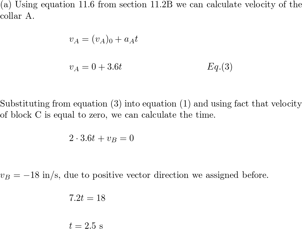 Vector Mechanics For Engineers: Dynamics - 9781259633126 - Exercise 55 ...