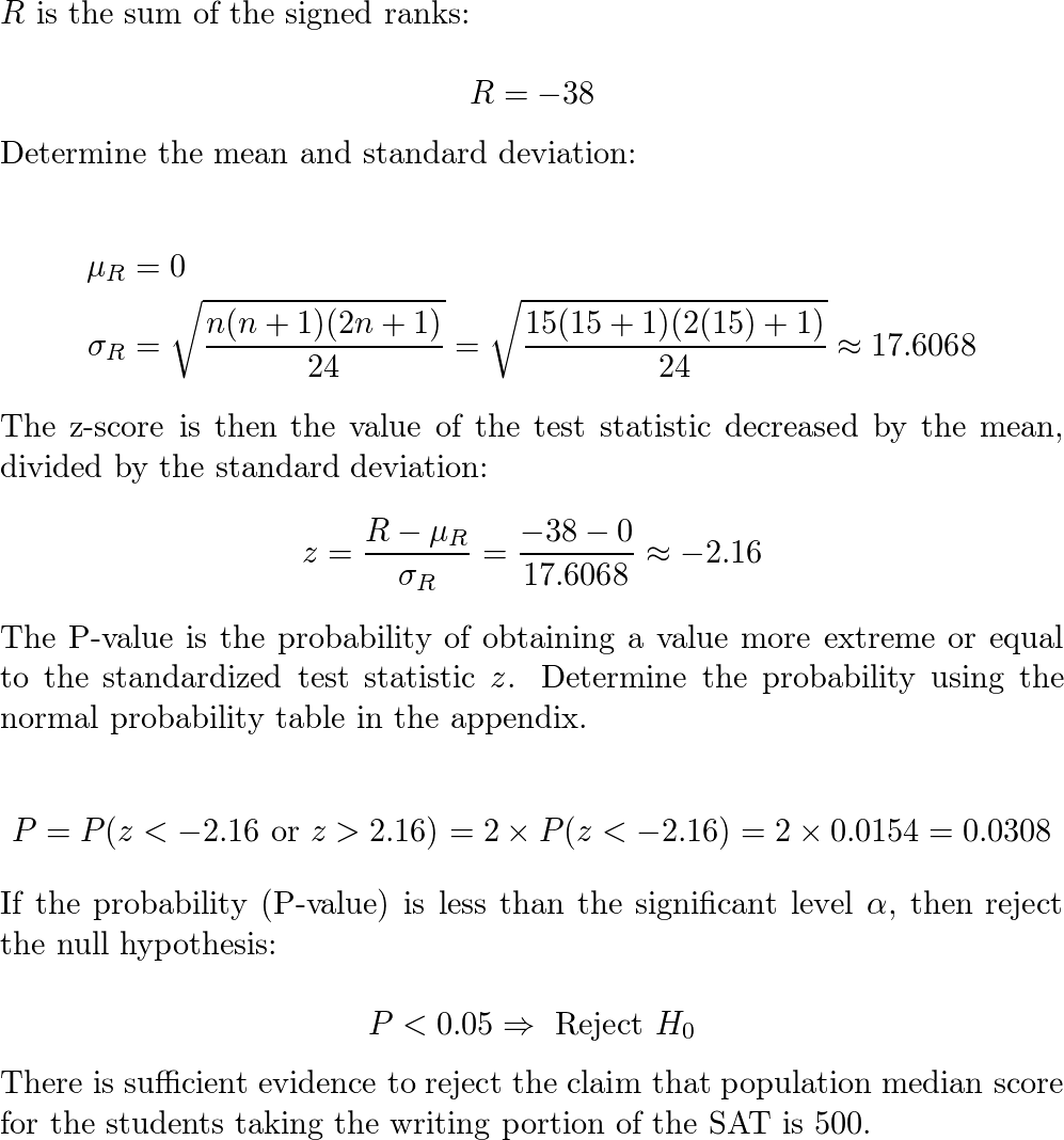 ✓ Solved: The Scholastic Aptitude Test (SAT) consists of three