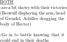 achilles vs beowulf