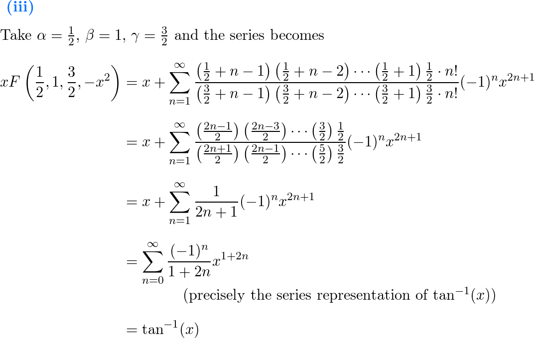 This problem is a brief introduction to Gauss’s hypergeometr | Quizlet