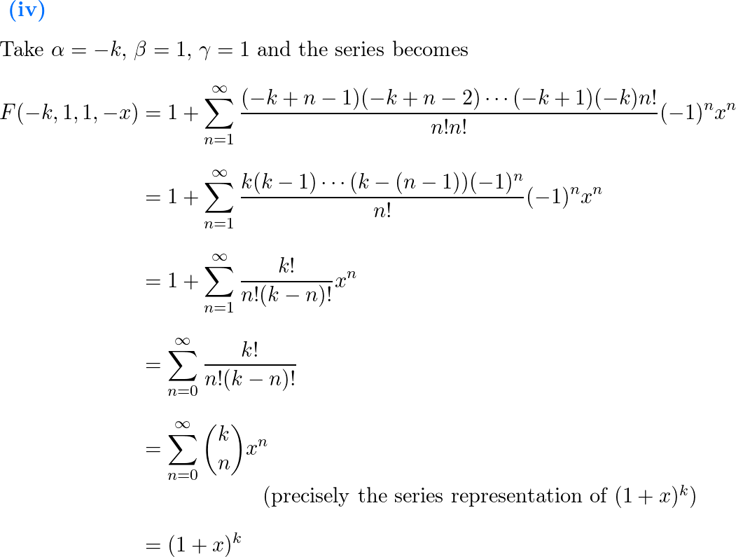 This problem is a brief introduction to Gauss’s hypergeometr | Quizlet