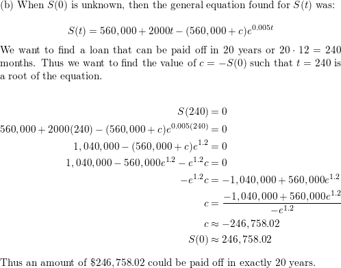 Natalie borrows $150 000 at 4.2%/a compounded monthly for a