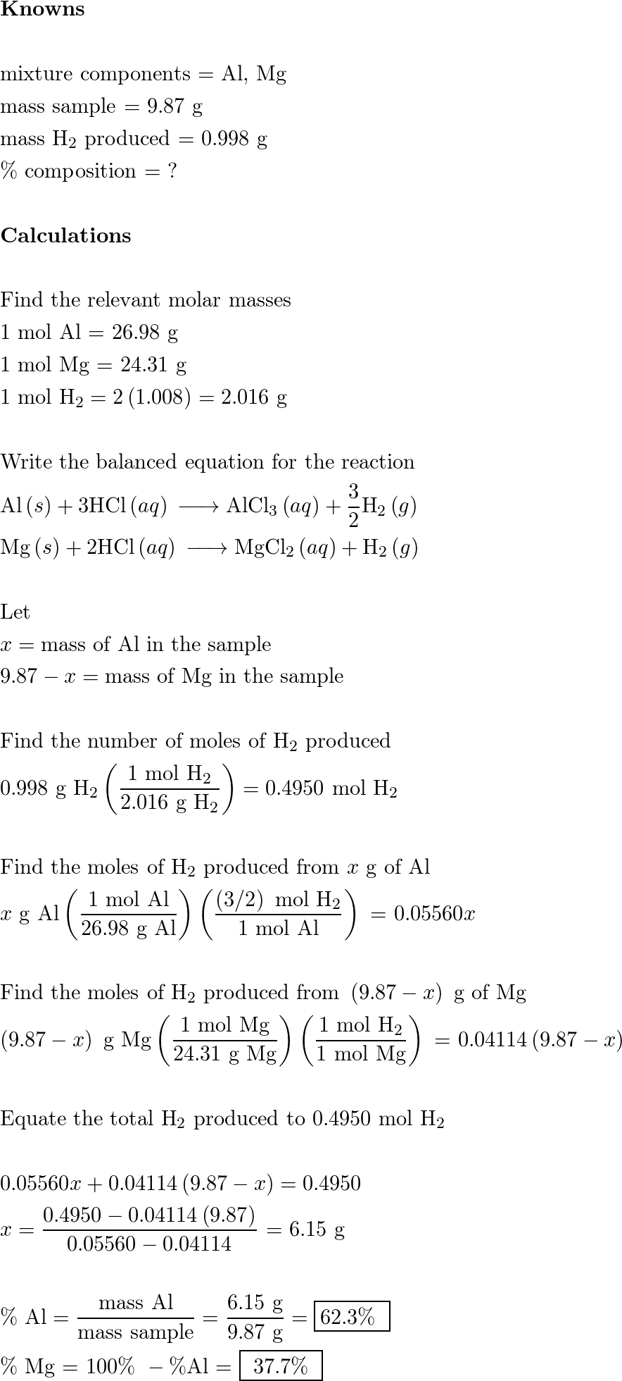 General Chemistry - 9781891389603 - Exercise 48 | Quizlet