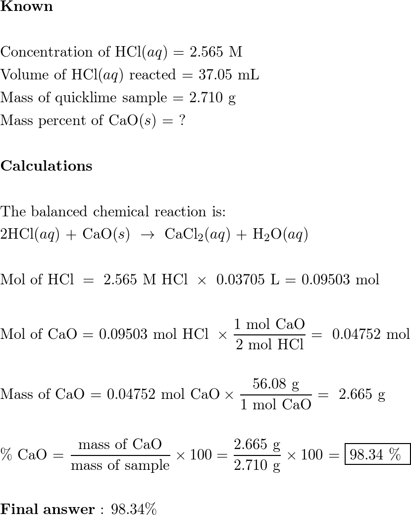 General Chemistry - 9781891389603 - Exercise 67 | Quizlet