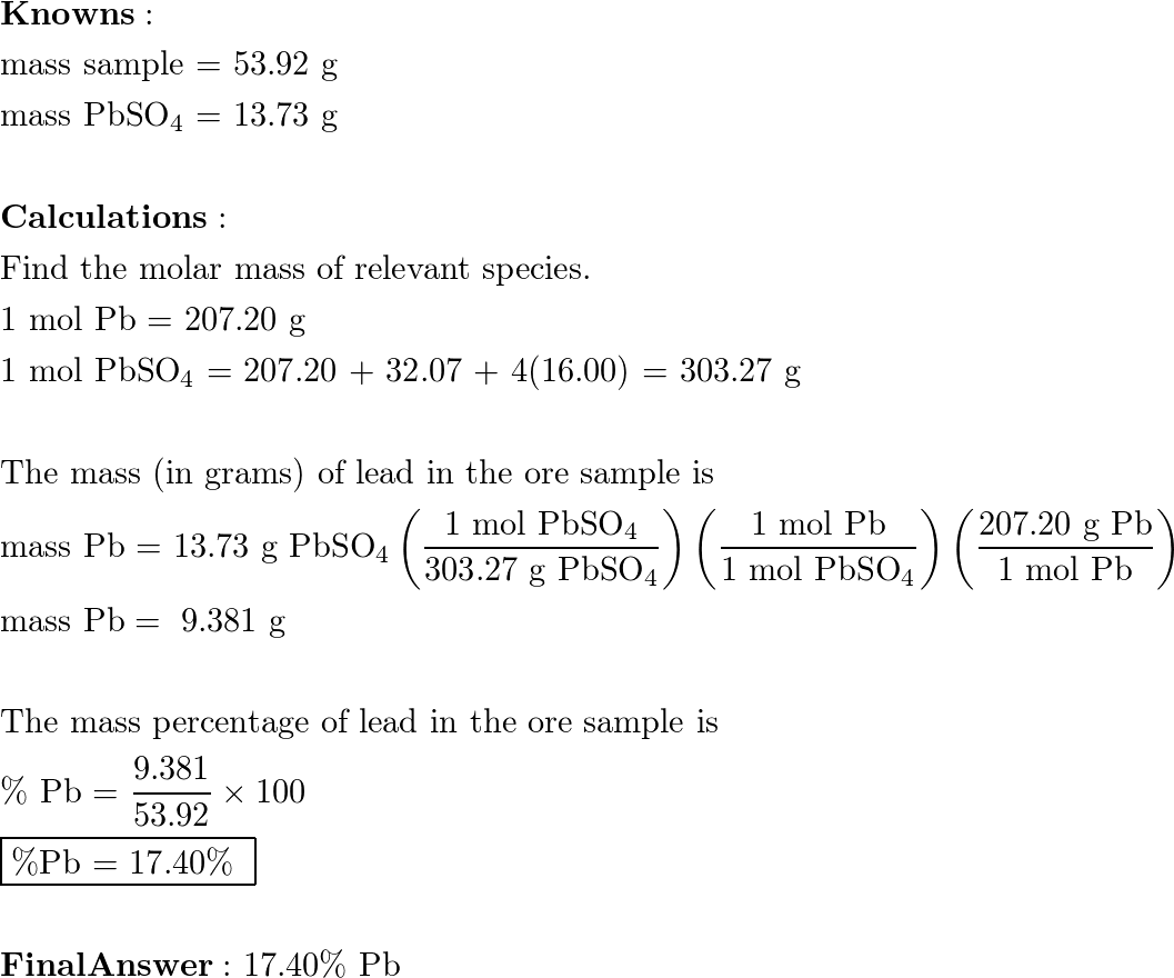 General Chemistry - 9781891389603 - Exercise 79 | Quizlet