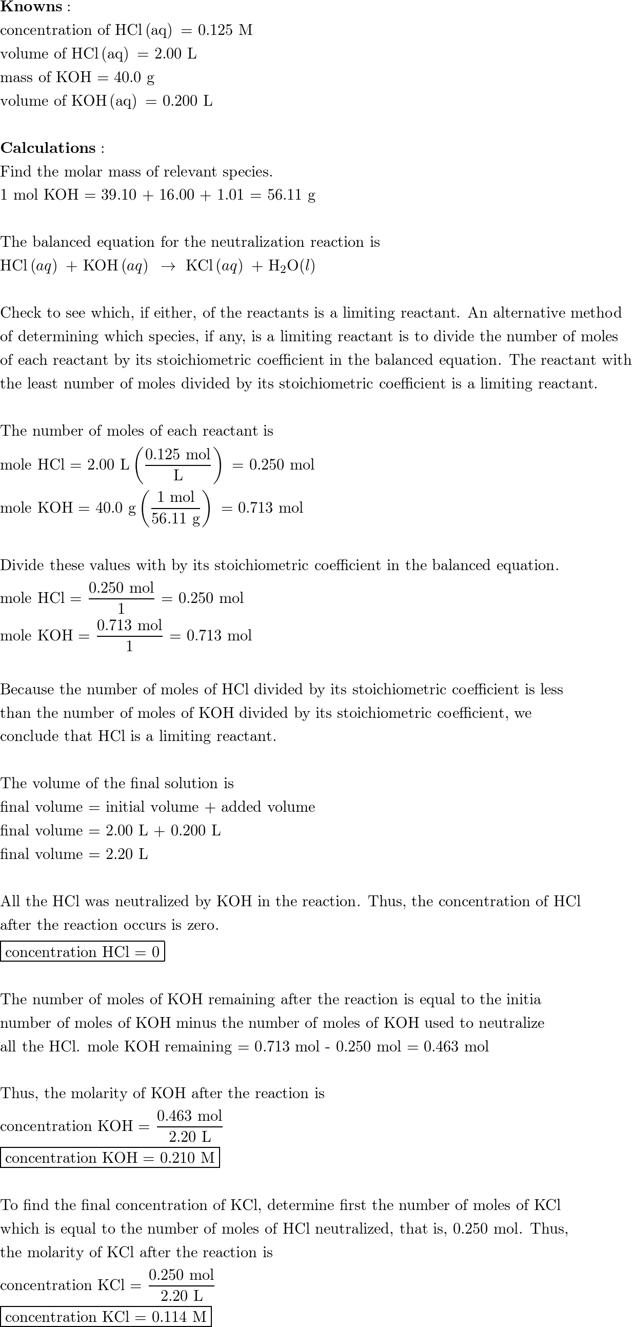 General Chemistry - 9781891389603 - Exercise 33 | Quizlet