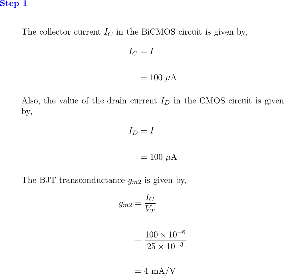 Microelectronic Circuits - 9780199339136 - Exercise 81 | Quizlet