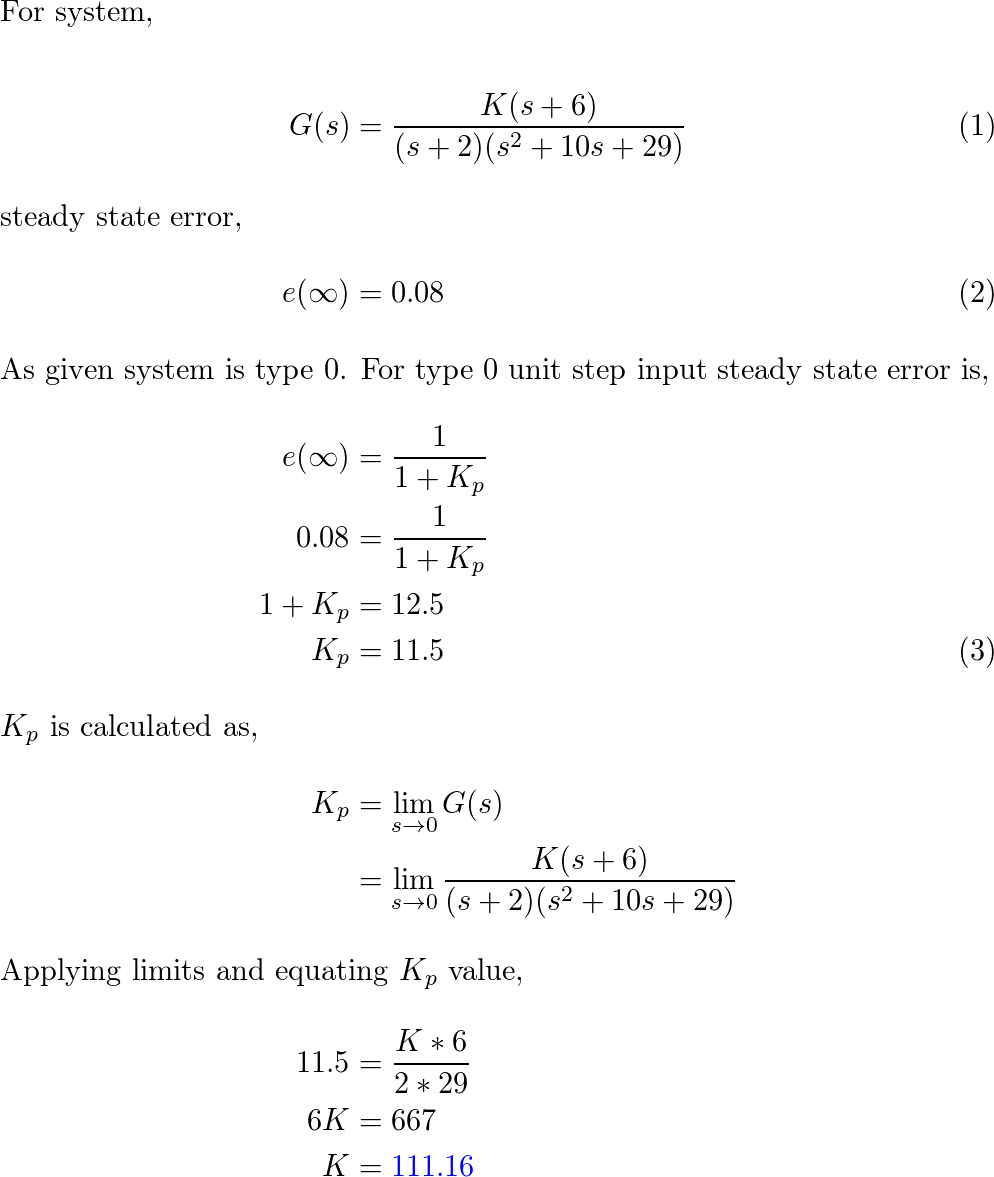 Control Systems Engineering - 9781118170519 - Exercise 25 | Quizlet