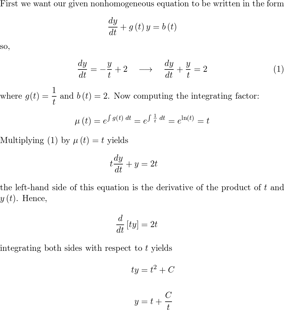 Differential Equations - 9781133109037 - Exercise 1 | Quizlet