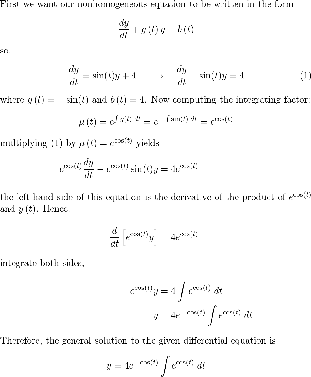 Differential Equations - 9781133109037 - Exercise 13 