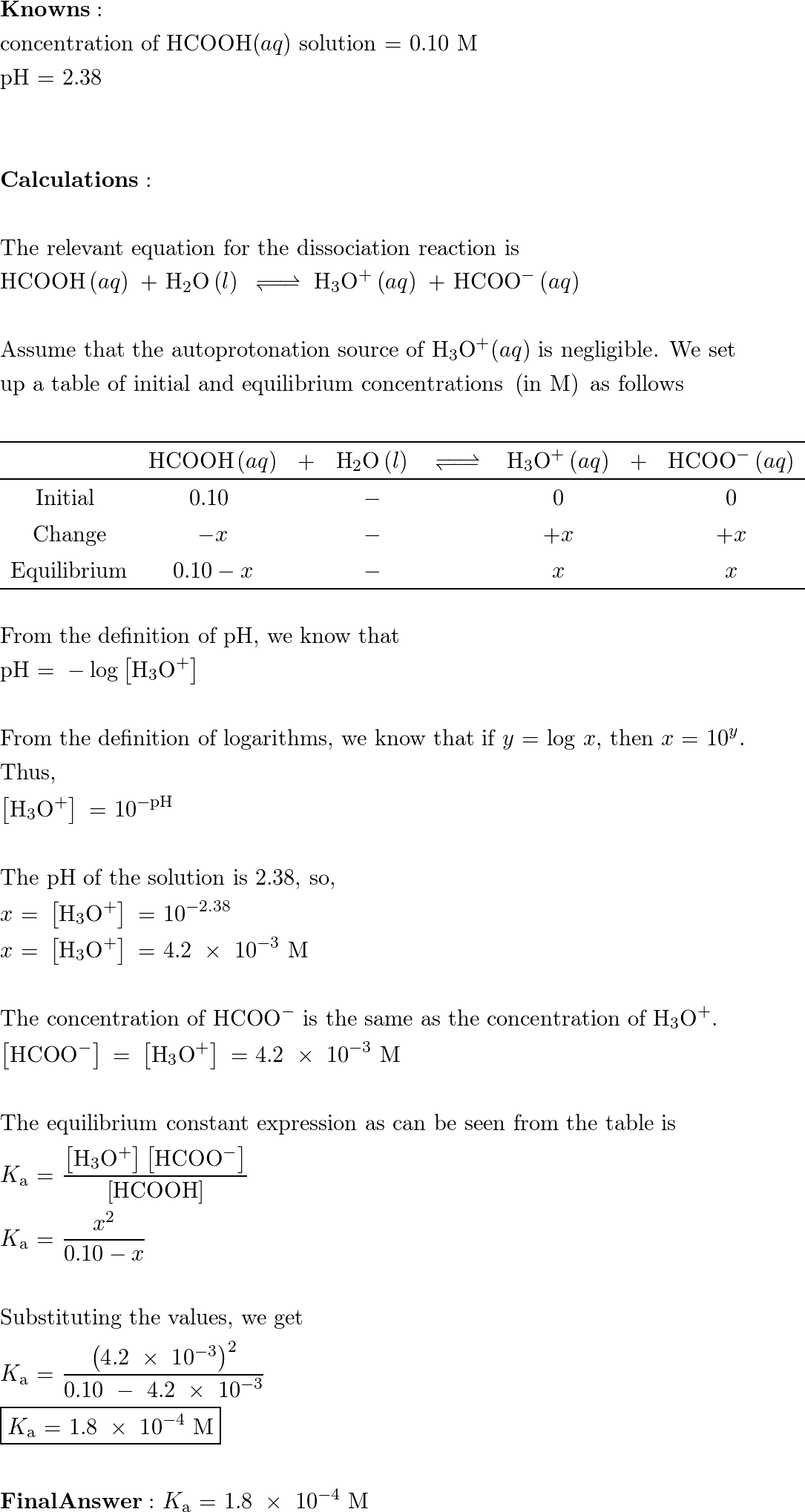 General Chemistry - 9781891389603 - Exercise 20 | Quizlet