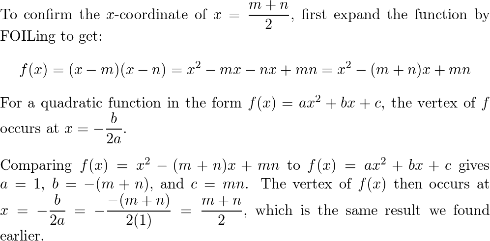 Nat 5 Maths: Quadratic Graph y=(x-m)(x-n) Q1 