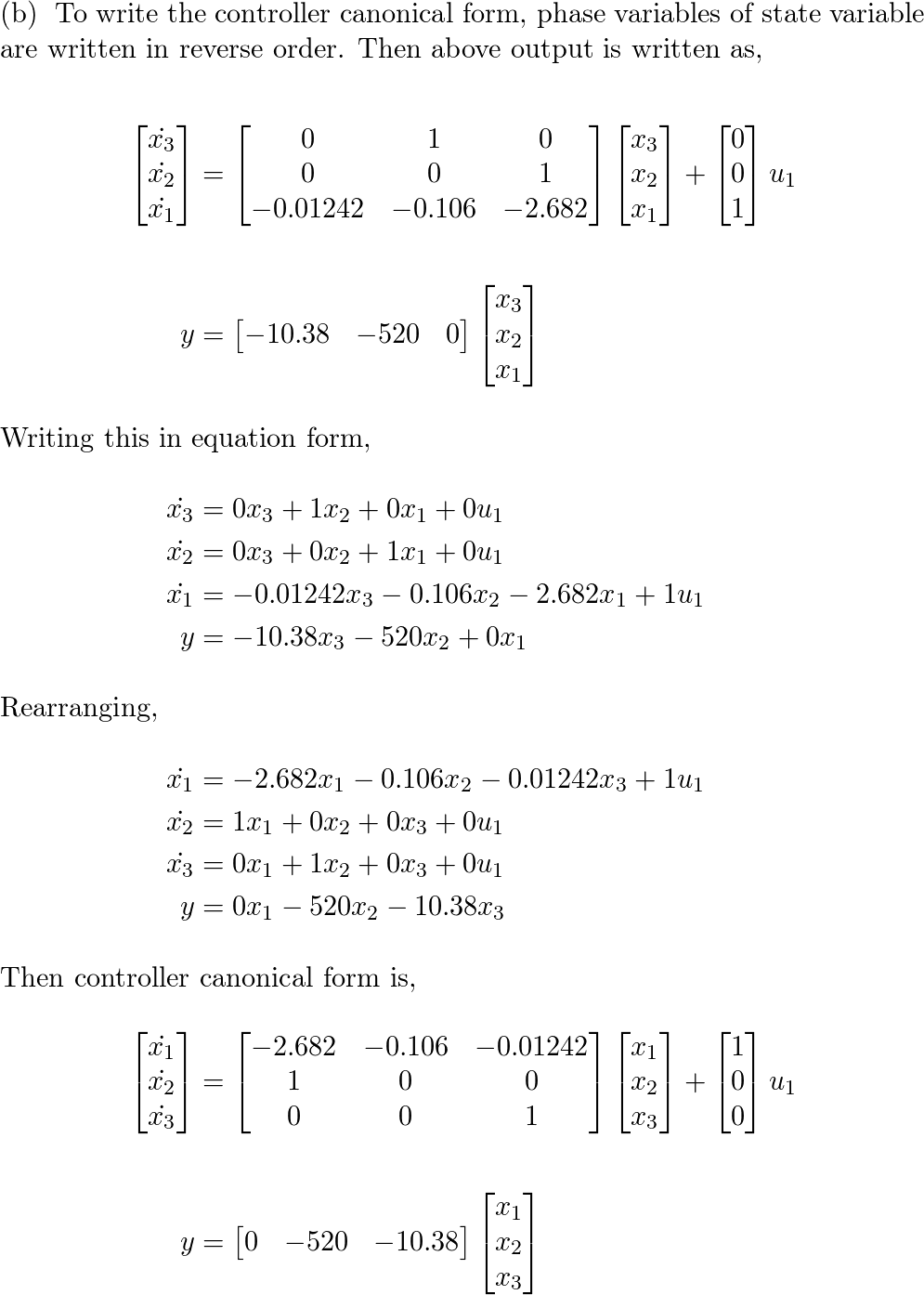 Control Systems Engineering - 9781118170519 - Exercise 78 | Quizlet