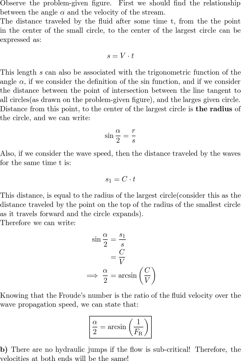 Fundamentals of Fluid Mechanics 9780470262849 Exercise 6 Quizlet