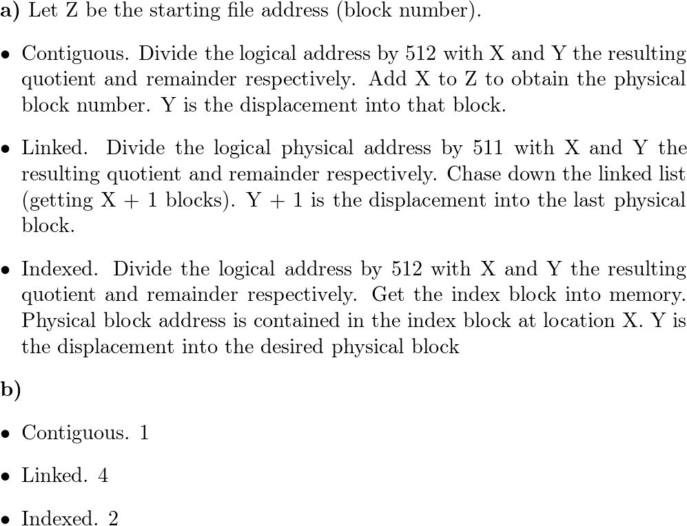 Operating System Concepts - 9781118129388 - Exercise 15 | Quizlet