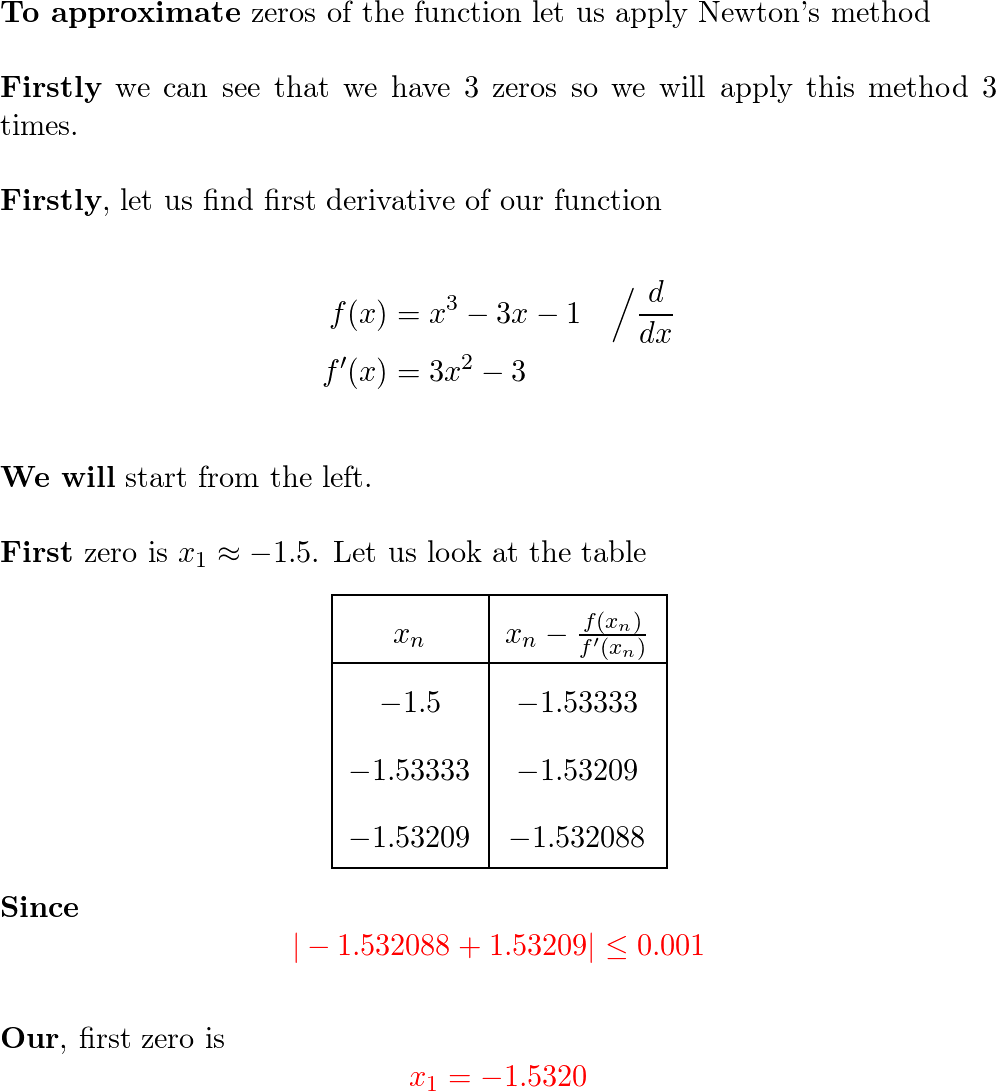 use-newton-s-method-to-approximate-the-zero-s-of-the-func-quizlet