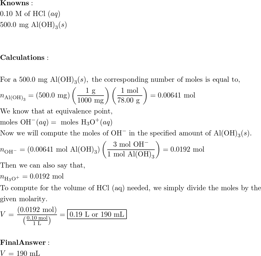 General Chemistry - 9781891389603 - Exercise 70 | Quizlet