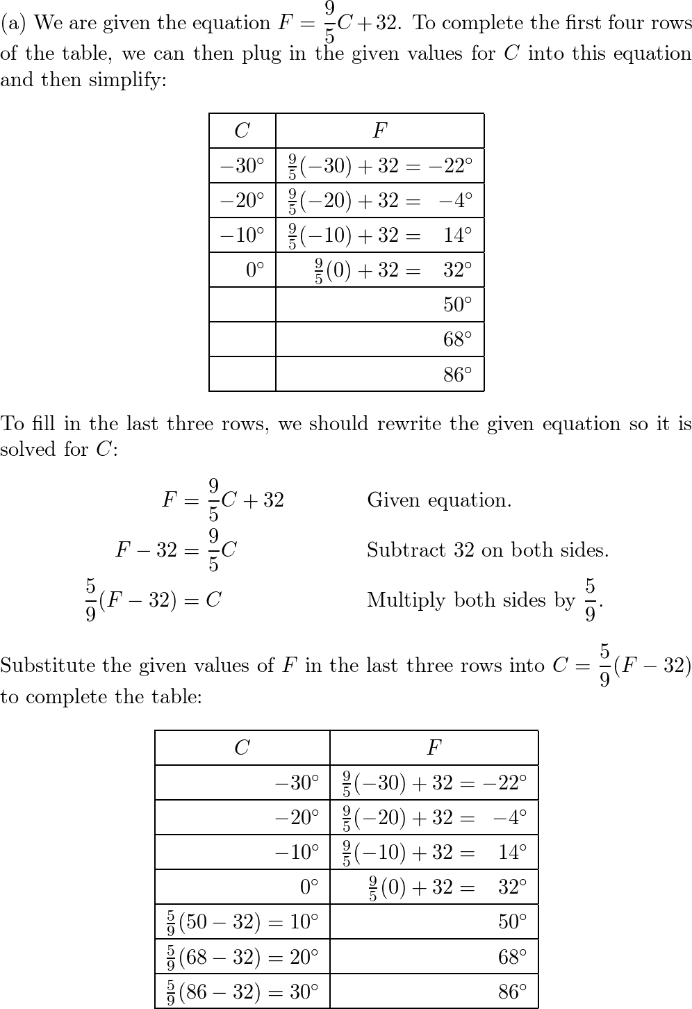 Converting Temperature Between Celsius and Fahrenheit 