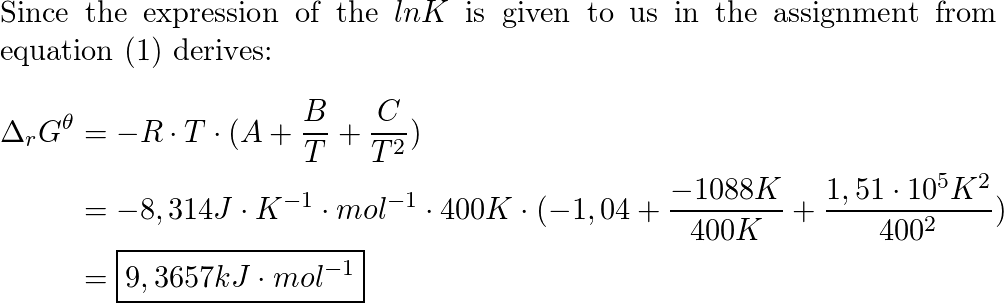 a The equilibrium constant of the reaction 2 mathrm C Quizlet