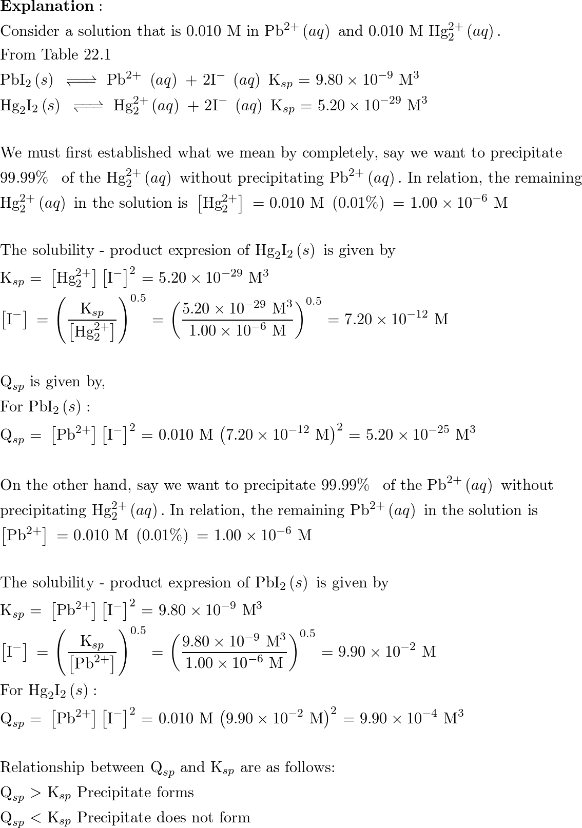 General Chemistry - 9781891389603 - Exercise 59 | Quizlet