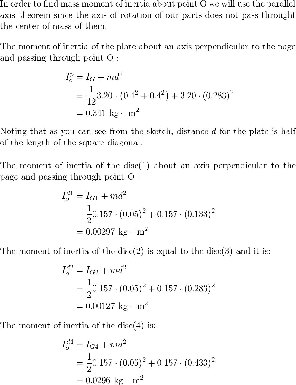 Determine The Mass Moment Of Inertia Of The Thin Plate About Quizlet