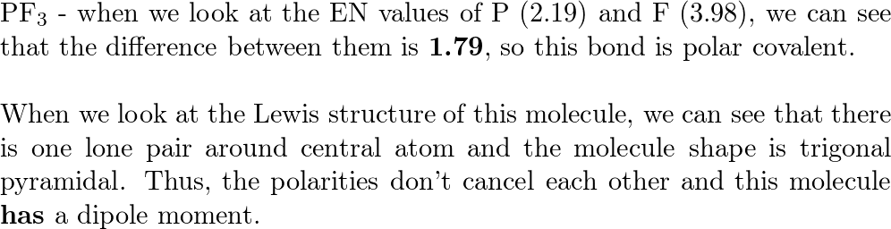 brf3 polar or nonpolar