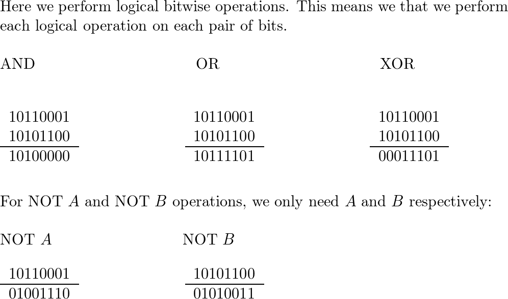 we-can-perform-logical-operations-on-strings-of-bits-by-cons-quizlet