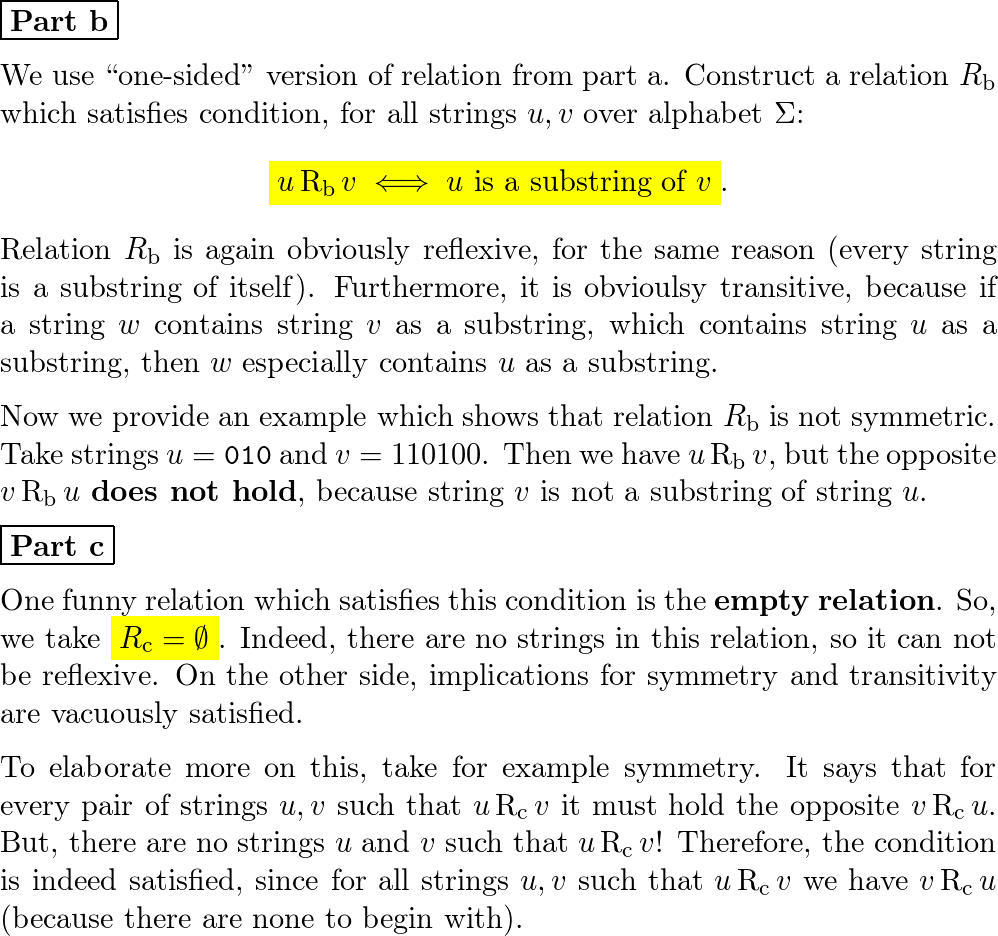 Introduction To The Theory Of Computation - Exercise 7, Ch 0, Pg 26 ...