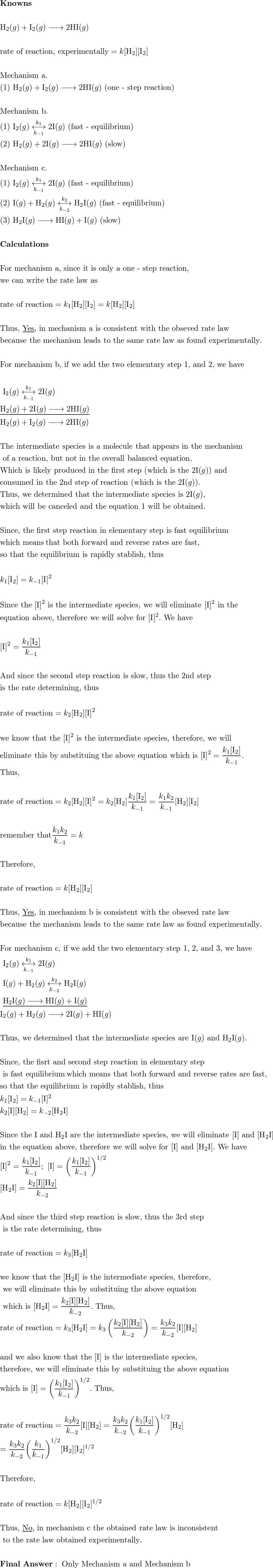 General Chemistry - 9781891389603 - Exercise 18a | Quizlet