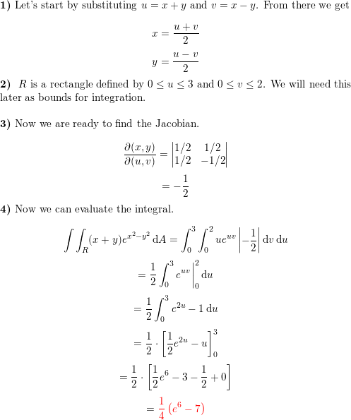 Evaluate The Integral By Making An Appropriate Change Of Var Quizlet