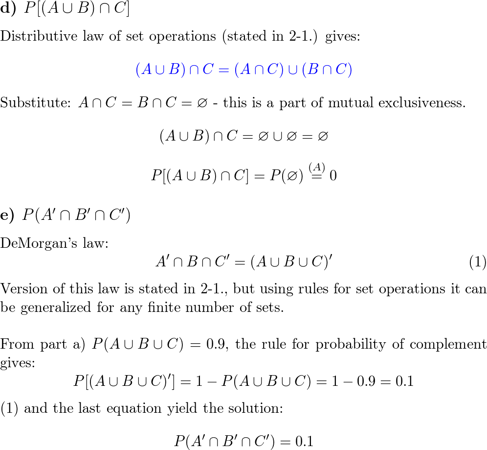 If A B and C are mutually exclusive events with P A 0.2 Quizlet