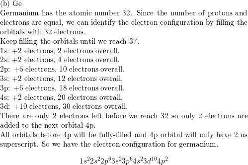 germanium electron configuration