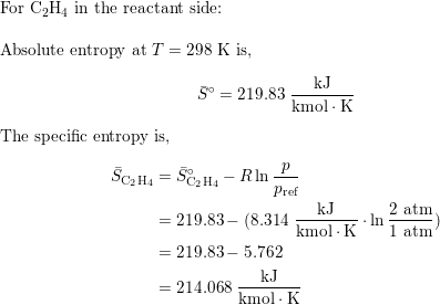 Ethylene C 2H 4 gas enters a well insulated reactor and Quizlet