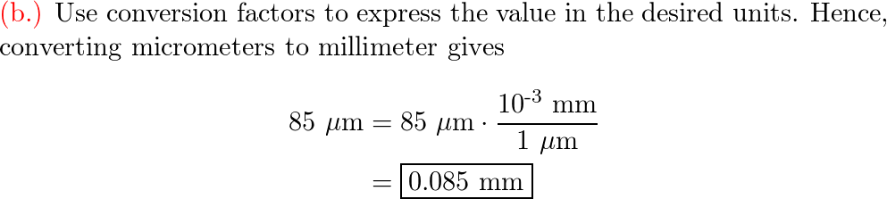 A human hair has a shop thickness of about 80 渭m