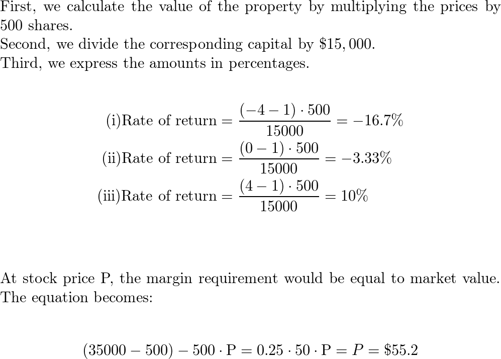 Suppose that you sell short 500 shares of XTel, currently se | Quizlet