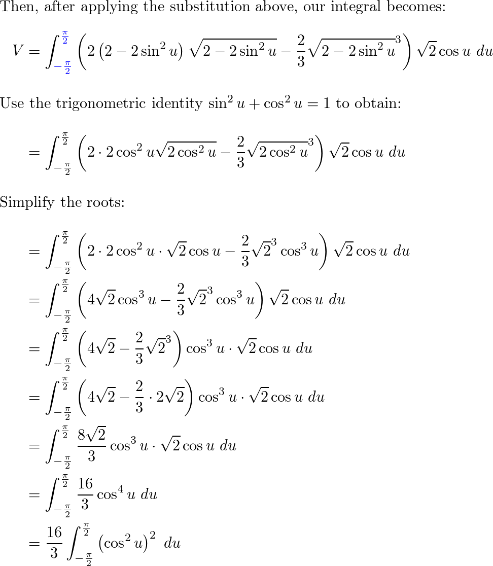 Find the volume of the solid between the paraboloid z= $$ x | Quizlet