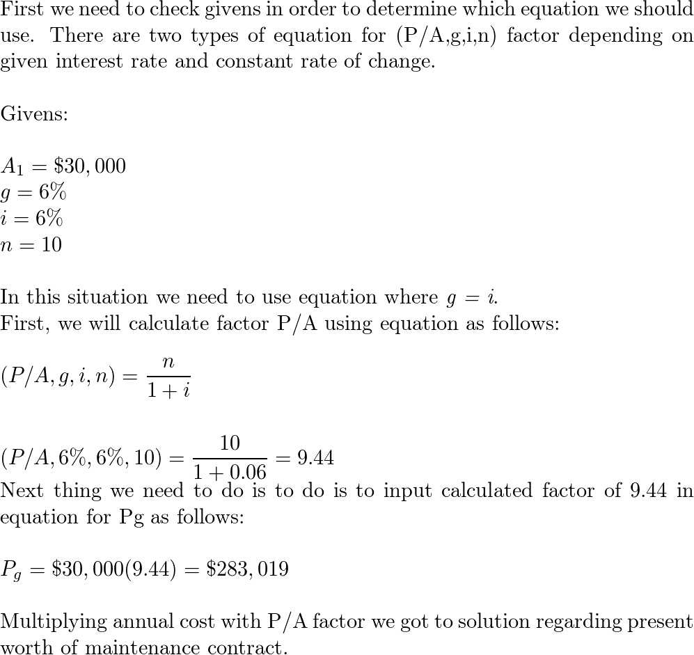 Engineering Economy - 9780073376301 - Exercise 37 | Quizlet