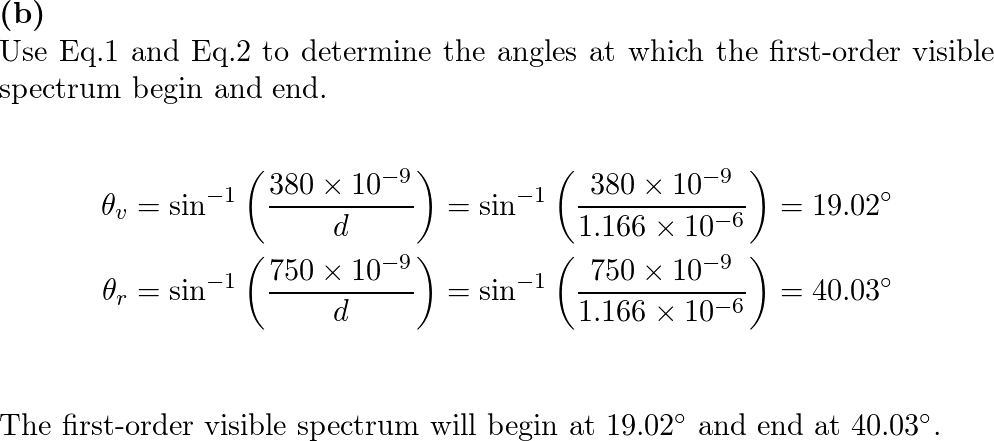 Your boss asks you to design a diffraction grating that will